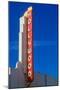 "Hollywood" sign at the Hollywood Theater in Los Angeles, California-null-Mounted Photographic Print