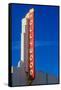 "Hollywood" sign at the Hollywood Theater in Los Angeles, California-null-Framed Stretched Canvas