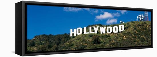 Hollywood sign Hollwood CA USA-null-Framed Stretched Canvas