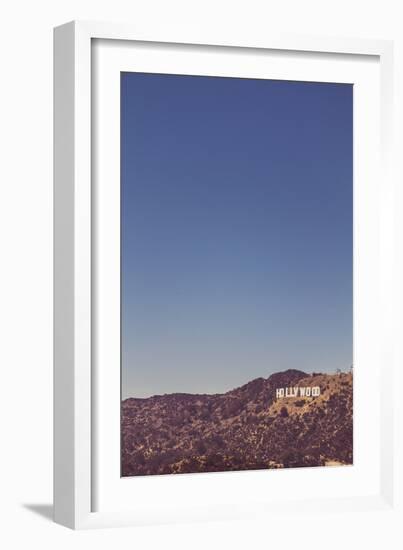 Hollywood Sign, Los Angeles, CA, USA: Famous Hollywood Sign Viewed From The Griffith Observatory-Axel Brunst-Framed Photographic Print