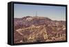 Hollywood Sign, Los Angeles, CA, USA: Famous Hollywood Sign Viewed From The Griffith Observatory-Axel Brunst-Framed Stretched Canvas