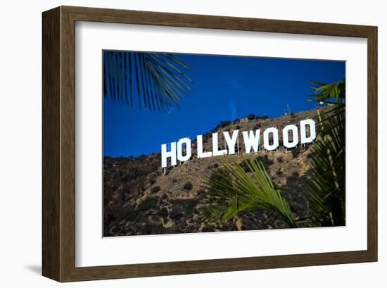 Hollywood Sign Los Angeles-null-Framed Art Print