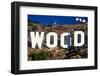 "Hollywood" sign on the hillsides of Hollywood, Los Angeles, California-null-Framed Photographic Print