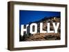 "Hollywood" sign on the hillsides of Hollywood, Los Angeles, California-null-Framed Photographic Print