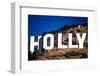 "Hollywood" sign on the hillsides of Hollywood, Los Angeles, California-null-Framed Photographic Print