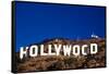 "Hollywood" sign on the hillsides of Hollywood, Los Angeles, California-null-Framed Stretched Canvas