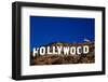 "Hollywood" sign on the hillsides of Hollywood, Los Angeles, California-null-Framed Photographic Print