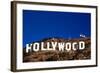 "Hollywood" sign on the hillsides of Hollywood, Los Angeles, California-null-Framed Photographic Print