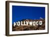 "Hollywood" sign on the hillsides of Hollywood, Los Angeles, California-null-Framed Photographic Print