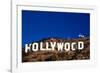 "Hollywood" sign on the hillsides of Hollywood, Los Angeles, California-null-Framed Photographic Print