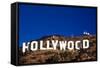 "Hollywood" sign on the hillsides of Hollywood, Los Angeles, California-null-Framed Stretched Canvas