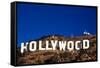 "Hollywood" sign on the hillsides of Hollywood, Los Angeles, California-null-Framed Stretched Canvas