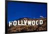 "Hollywood" sign on the hillsides of Hollywood, Los Angeles, California-null-Framed Photographic Print