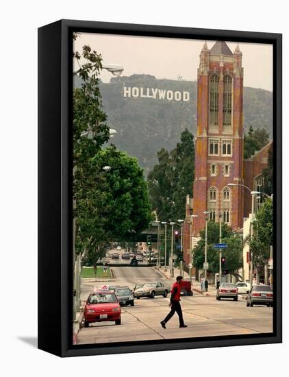 Hollywood Sign-Mark J. Terrill-Framed Stretched Canvas