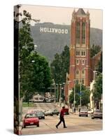 Hollywood Sign-Mark J. Terrill-Stretched Canvas