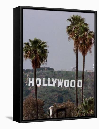 Hollywood Sign-Mark J. Terrill-Framed Stretched Canvas