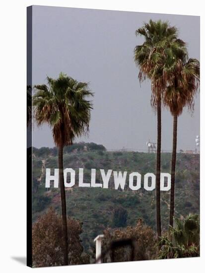 Hollywood Sign-Mark J. Terrill-Stretched Canvas