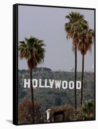 Hollywood Sign-Mark J. Terrill-Framed Stretched Canvas