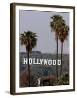 Hollywood Sign-Mark J. Terrill-Framed Premium Photographic Print