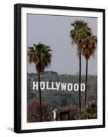 Hollywood Sign-Mark J. Terrill-Framed Premium Photographic Print