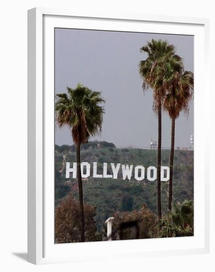 Hollywood Sign-Mark J. Terrill-Framed Premium Photographic Print