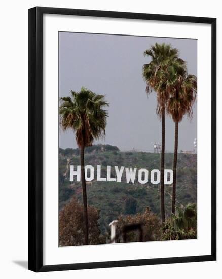 Hollywood Sign-Mark J. Terrill-Framed Premium Photographic Print