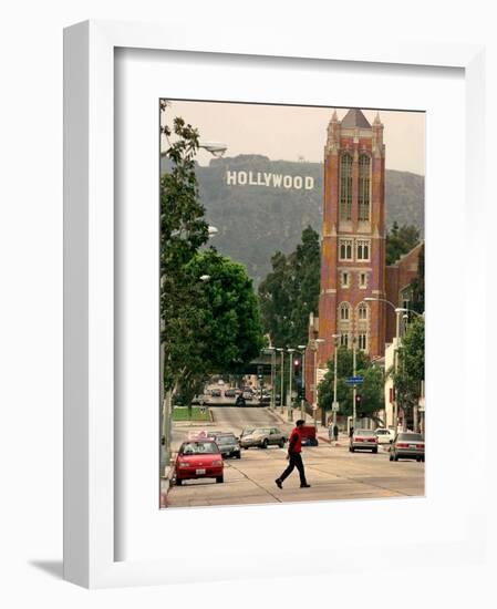 Hollywood Sign-Mark J. Terrill-Framed Photographic Print