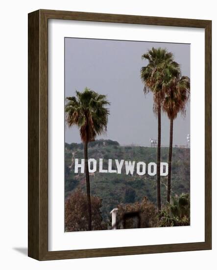 Hollywood Sign-Mark J. Terrill-Framed Photographic Print