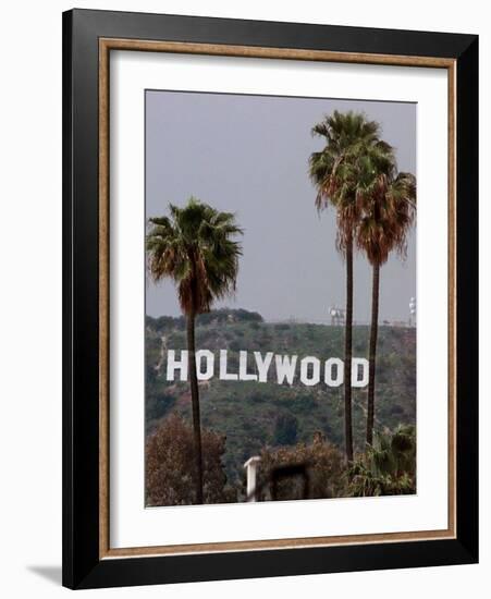 Hollywood Sign-Mark J. Terrill-Framed Photographic Print