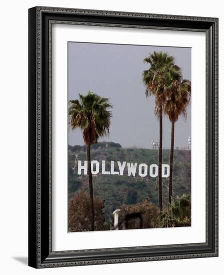 Hollywood Sign-Mark J. Terrill-Framed Photographic Print