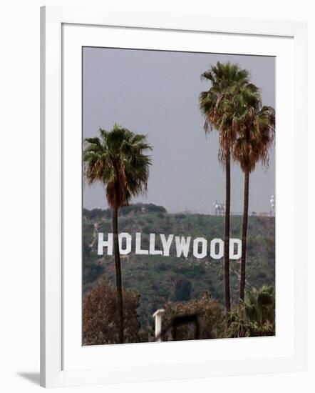 Hollywood Sign-Mark J. Terrill-Framed Photographic Print