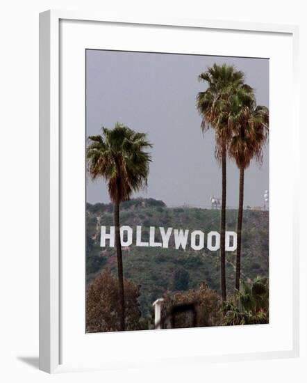 Hollywood Sign-Mark J. Terrill-Framed Photographic Print