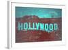 Hollywood Sign-NaxArt-Framed Art Print