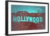 Hollywood Sign-NaxArt-Framed Art Print