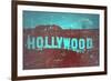 Hollywood Sign-NaxArt-Framed Art Print