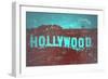 Hollywood Sign-NaxArt-Framed Art Print