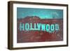 Hollywood Sign-NaxArt-Framed Art Print