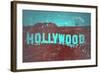 Hollywood Sign-NaxArt-Framed Art Print