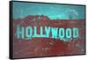 Hollywood Sign-NaxArt-Framed Stretched Canvas