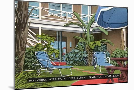 Hollywood Star Motel-null-Mounted Art Print