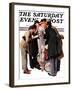 "Hollywood Starlet" Saturday Evening Post Cover, March 7,1936-Norman Rockwell-Framed Giclee Print