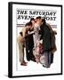 "Hollywood Starlet" Saturday Evening Post Cover, March 7,1936-Norman Rockwell-Framed Giclee Print