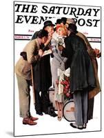 "Hollywood Starlet" Saturday Evening Post Cover, March 7,1936-Norman Rockwell-Mounted Giclee Print