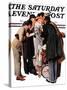 "Hollywood Starlet" Saturday Evening Post Cover, March 7,1936-Norman Rockwell-Stretched Canvas