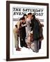 "Hollywood Starlet" Saturday Evening Post Cover, March 7,1936-Norman Rockwell-Framed Giclee Print