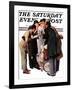 "Hollywood Starlet" Saturday Evening Post Cover, March 7,1936-Norman Rockwell-Framed Giclee Print