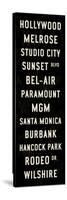 Hollywood Transit Sign-Michael Jon Watt-Stretched Canvas