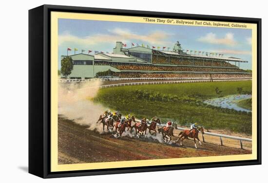 Hollywood Turf Club, Inglewood, California-null-Framed Stretched Canvas