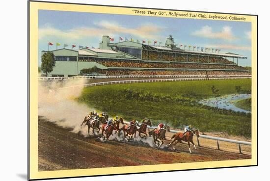 Hollywood Turf Club, Inglewood, California-null-Mounted Art Print