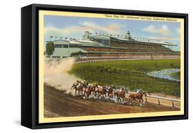 Hollywood Turf Club, Inglewood, California-null-Framed Stretched Canvas